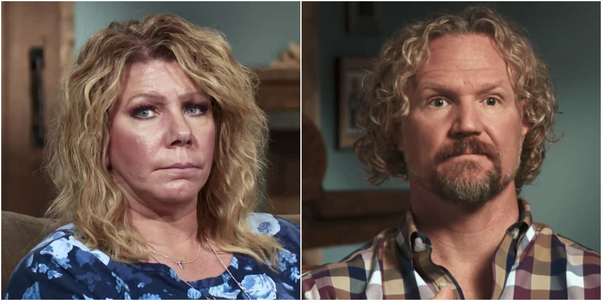 Kody Brown and Meri Brown during confessional interviews for Sister Wives.
