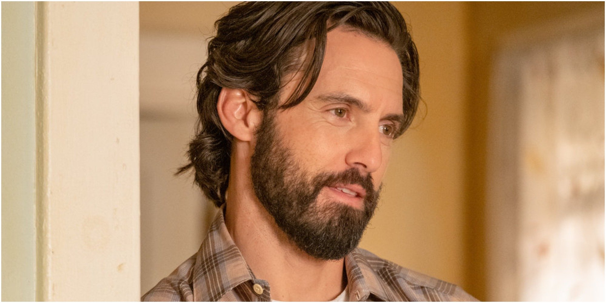 Milo Ventimiglia on the set of This Is Us.