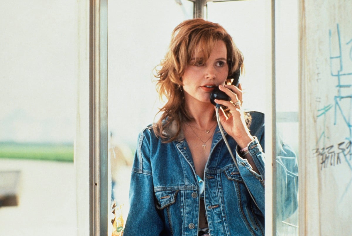 Geena Davis on a pay phone in 'Thelma & Louise'