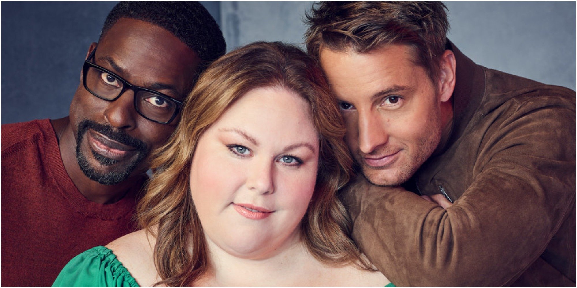 This Is Us cast Sterling K. Brown, Chrissy Metz and Justin Hartley.