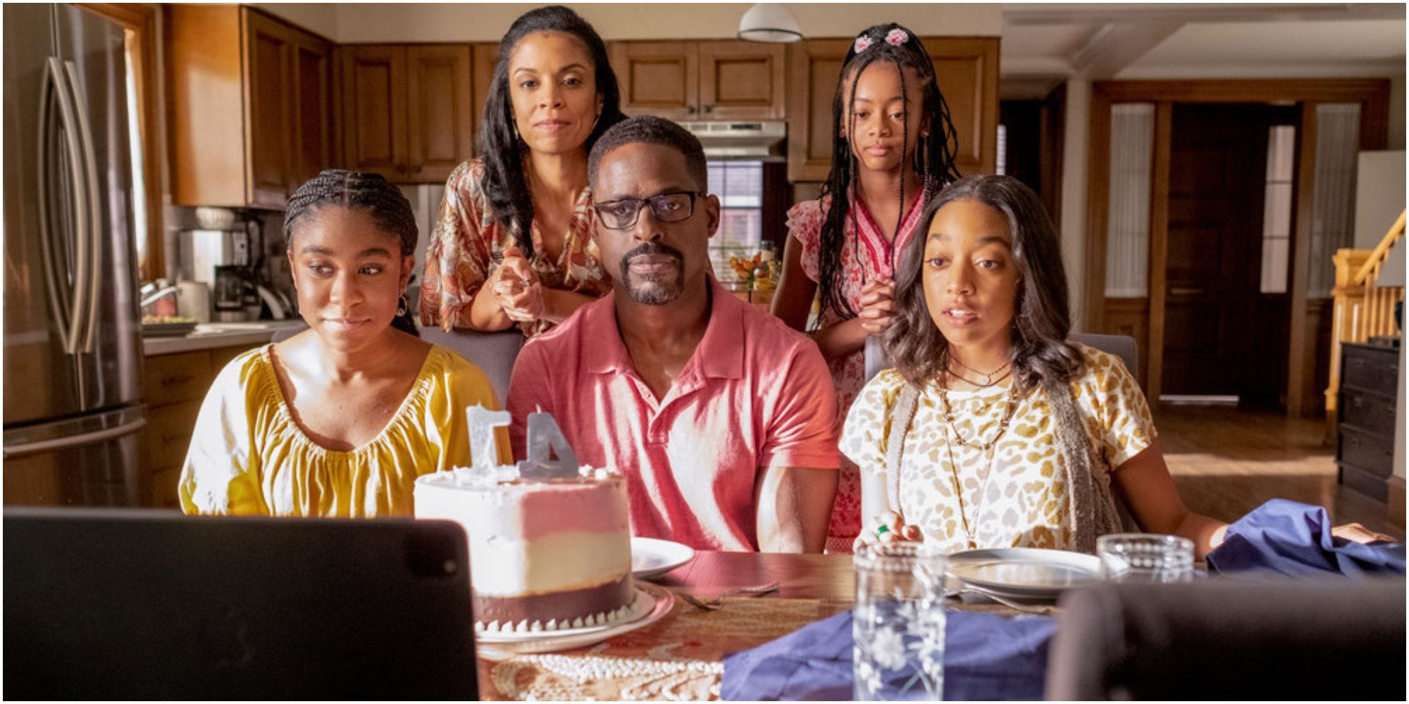 'This Is Us' stars Lyric Ross as Deja, Susan Kelechi Watson as Beth, Sterling K. Brown as Randall, Eris Baker as Tess, Faithe Herman as Annie.