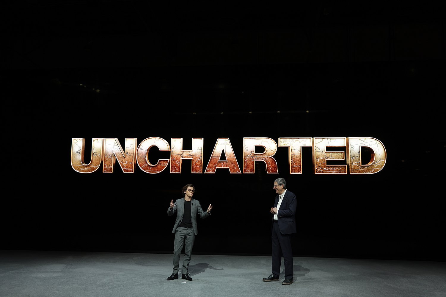 Tom Holland and Chairperson of Sony Pictures Entertainment Thomas Rothman talk Uncharted video game movie at CES 2022