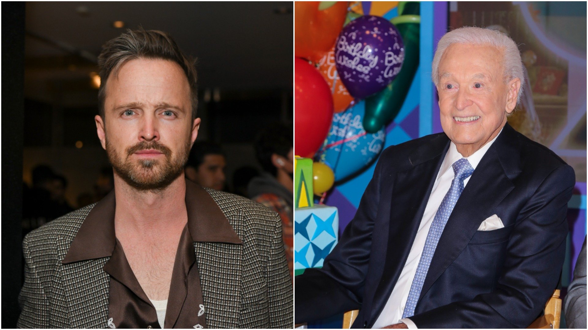 Aaron Paul and Bob Barker separately make an appearance at an event