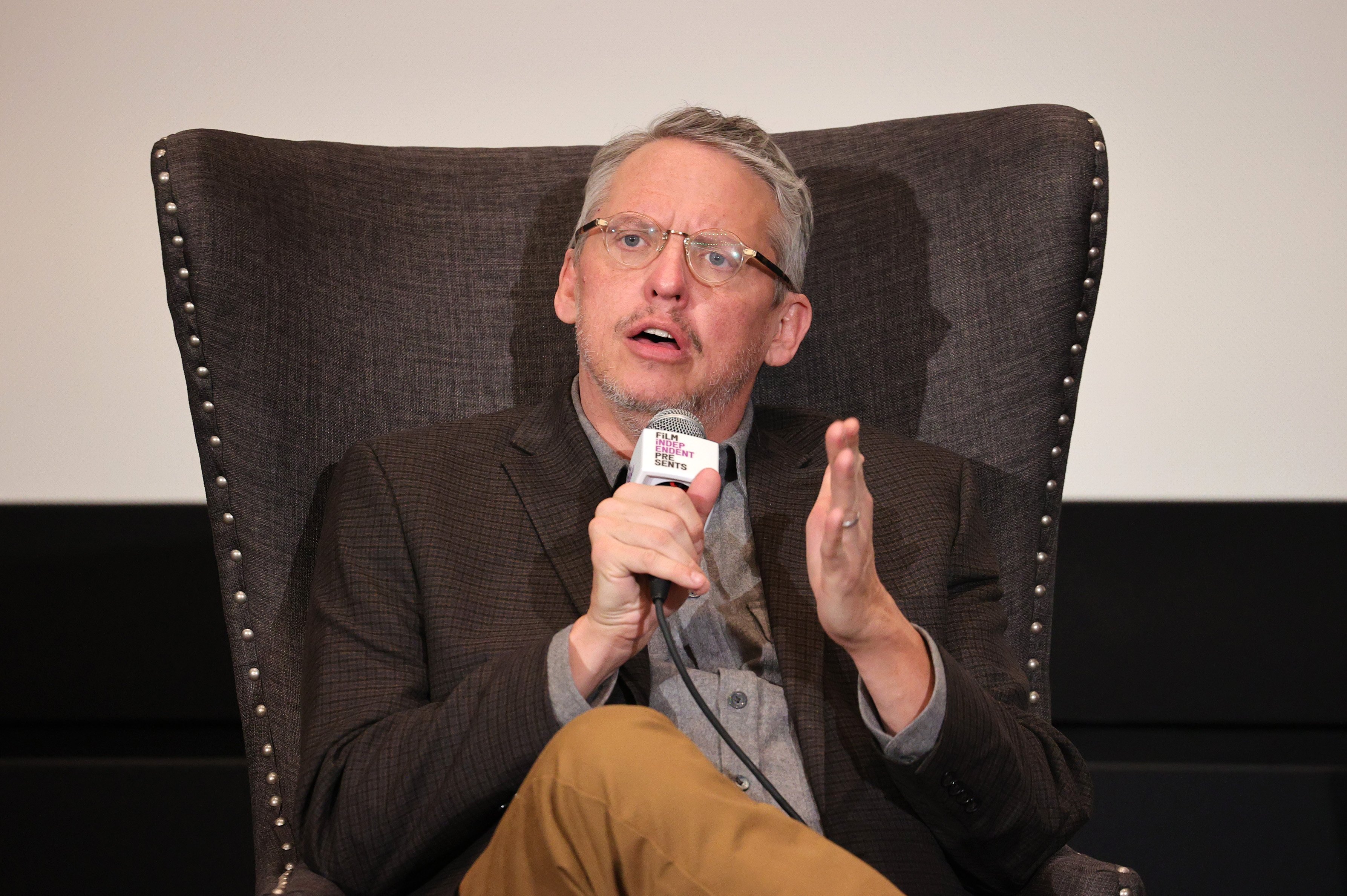 Adam McKay discusses 'Don't Look Up' at an early screening. 