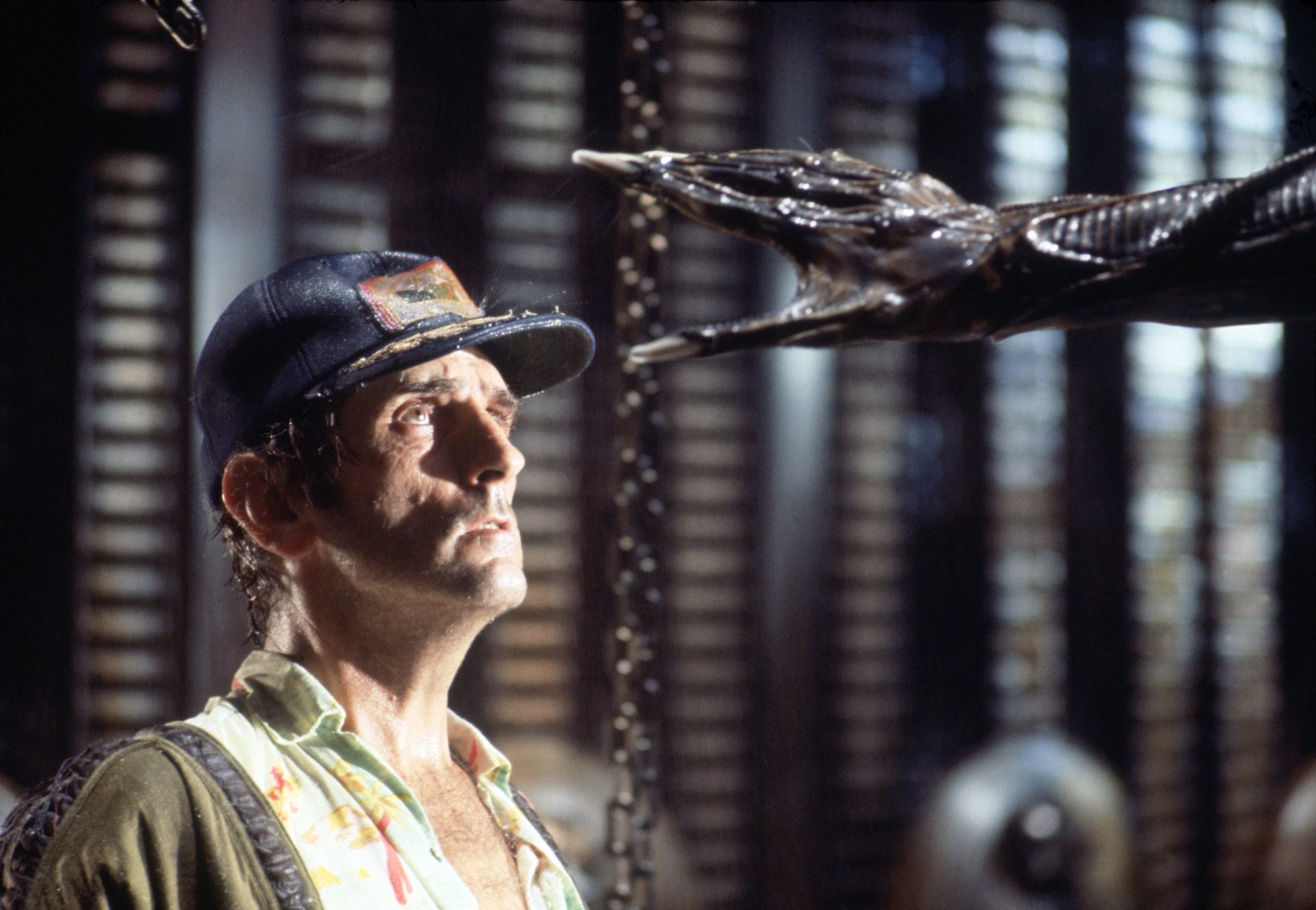 'Alien' xenomorph reaches its hand at Harry Dean Stanton