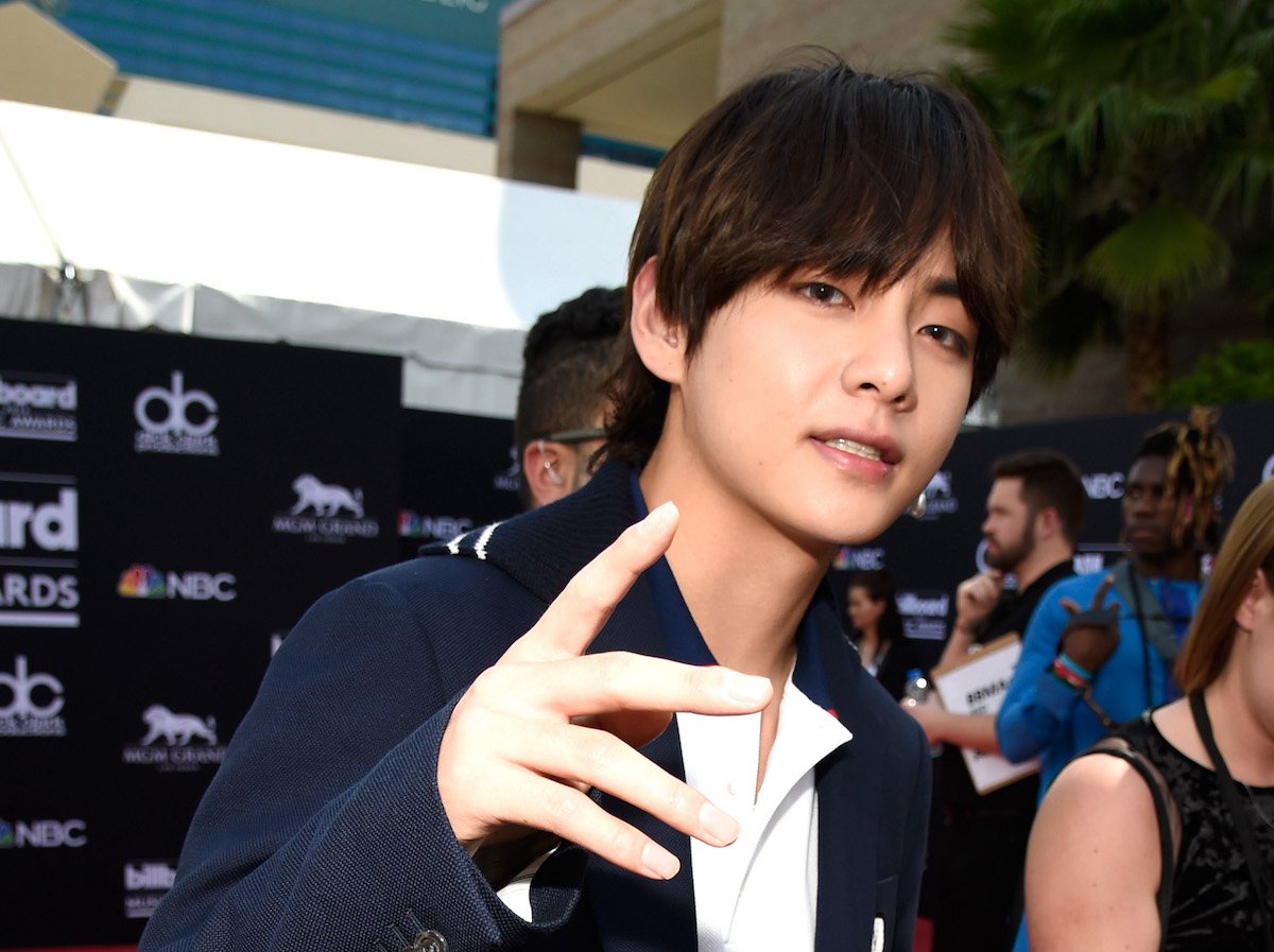 BTS V celebrity crush