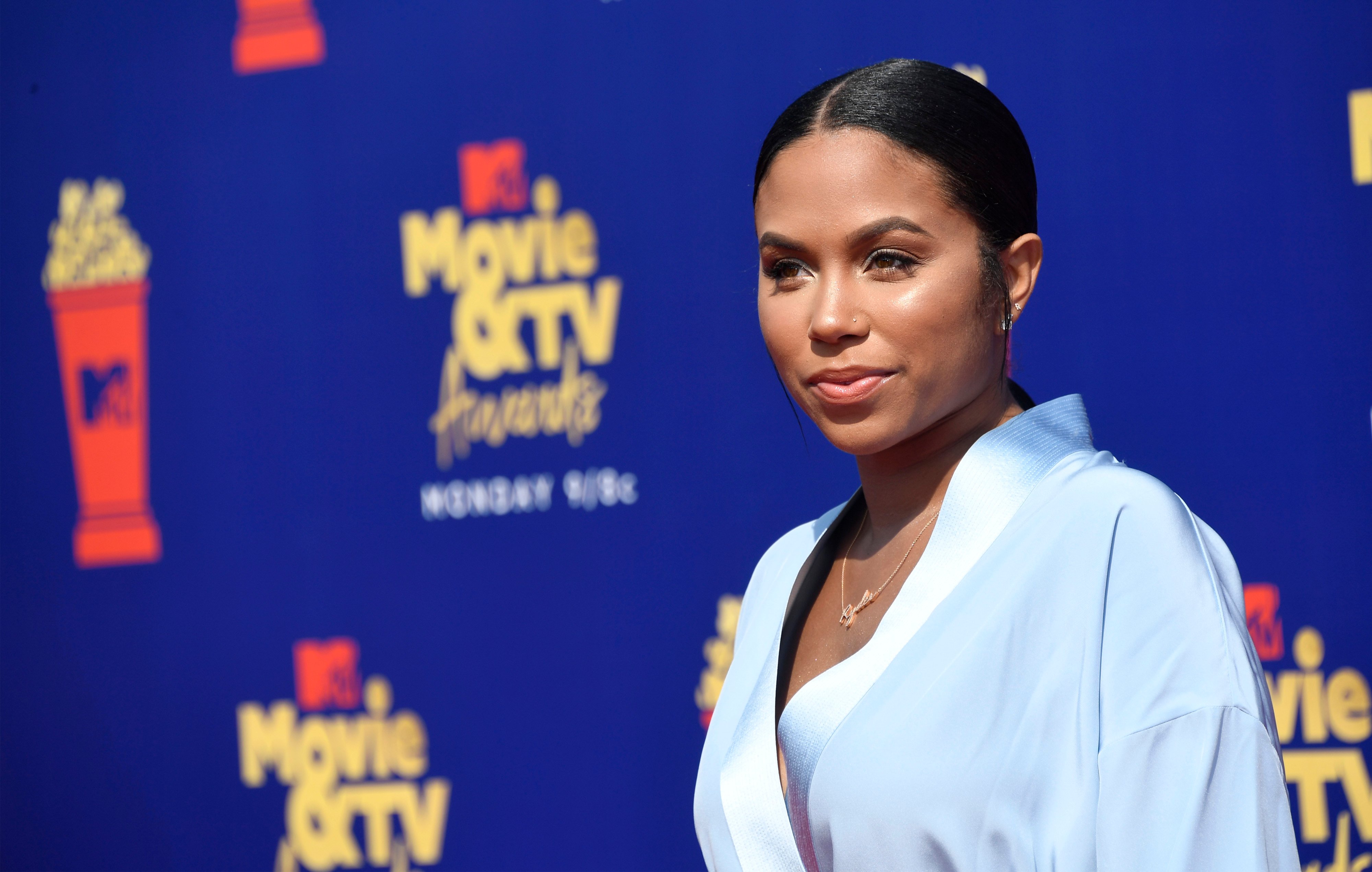 Cheyenne Floyd posing at 2019 MTV Movie and TV Awards