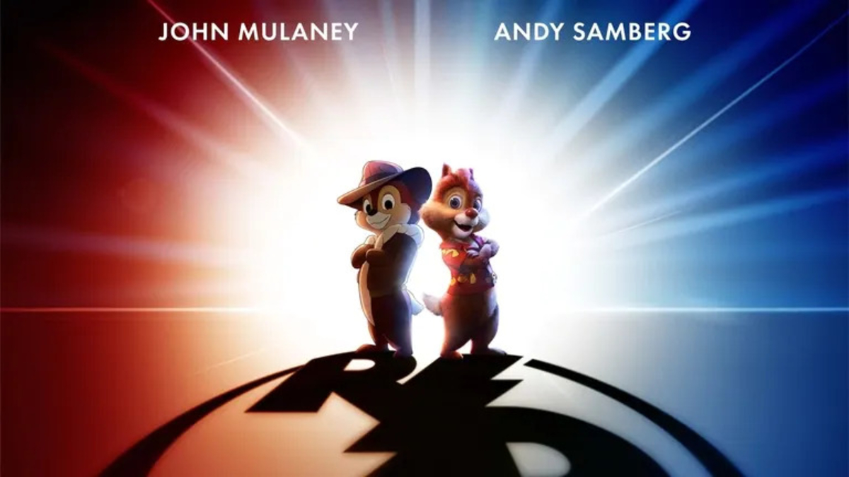 John Mulaney and Andy Samberg headlining the 'Chip n' Dale: Rescue Rangers' poster