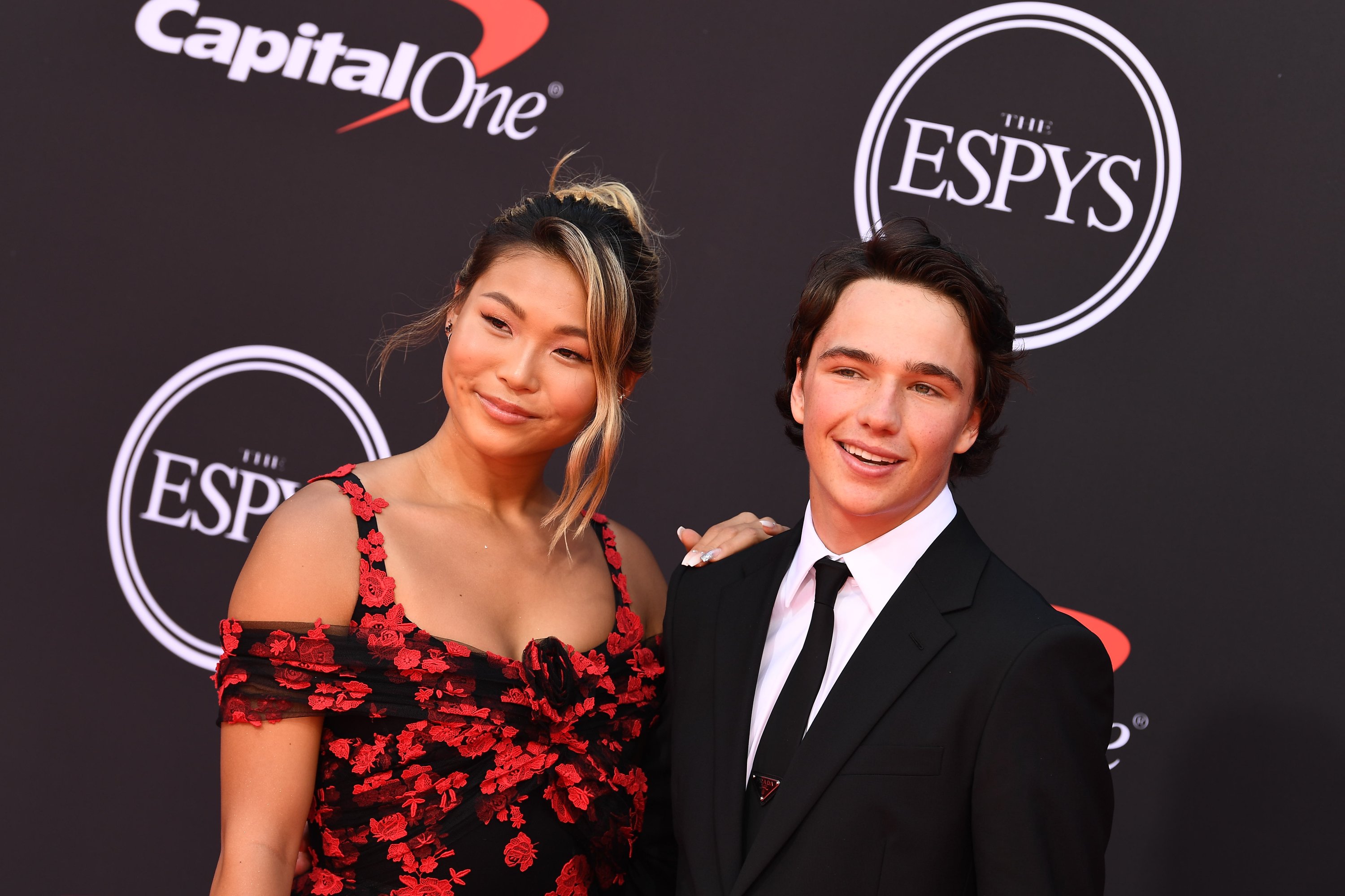 Chloe Kim and then-boyfriend Toby Miller at the 2019 ESPYS