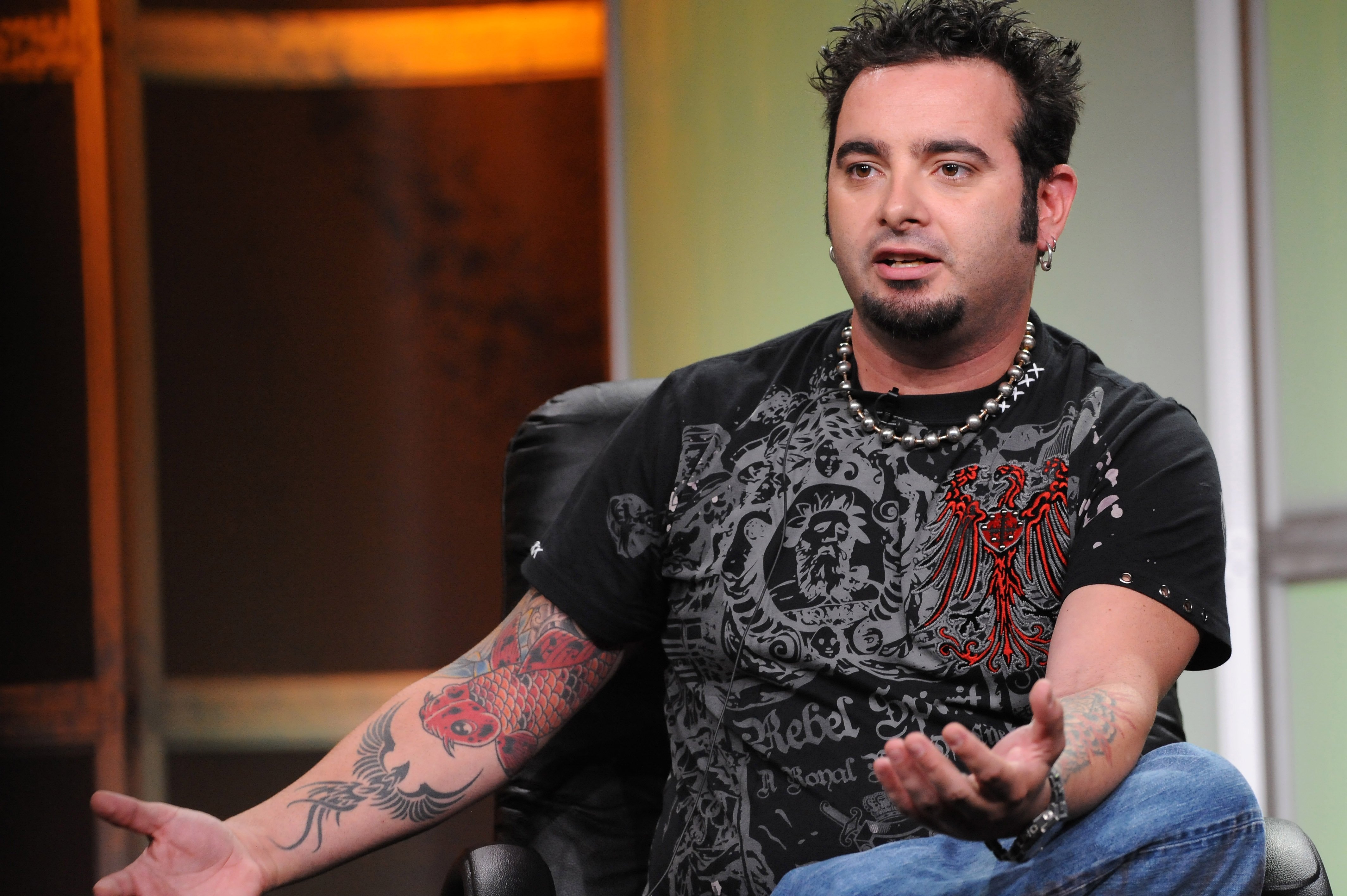 Singer Chris Kirkpatrick of Gone Counrty Season Two speaks during the 2008 Summer Television Critics Association Press Tour