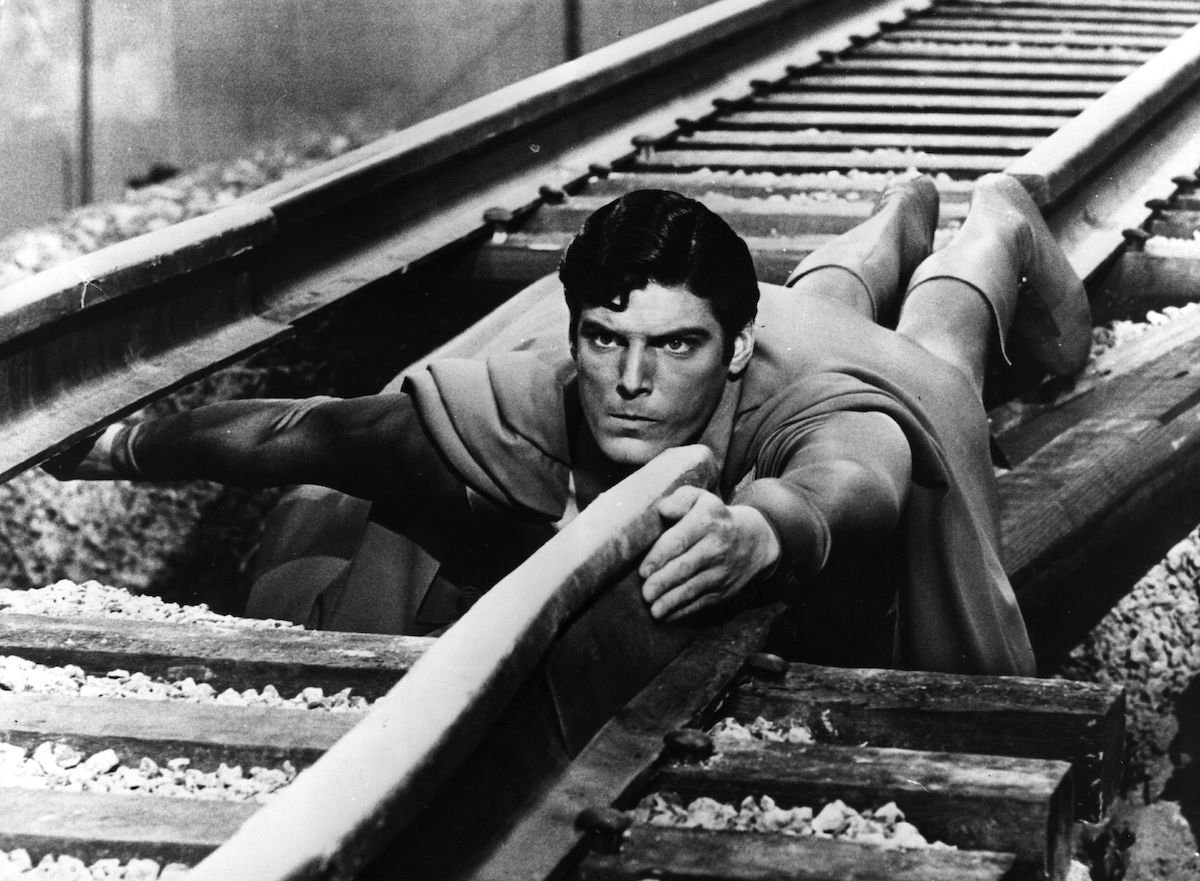 DC superheroes: Christopher Reeve as Superman in 1978
