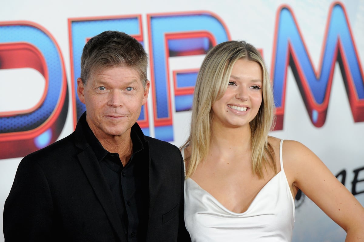 'Deadpool' creator Rob Liefeld and daughter Olivia Liefeld at 'Spider-Man: No Way Home' premiere