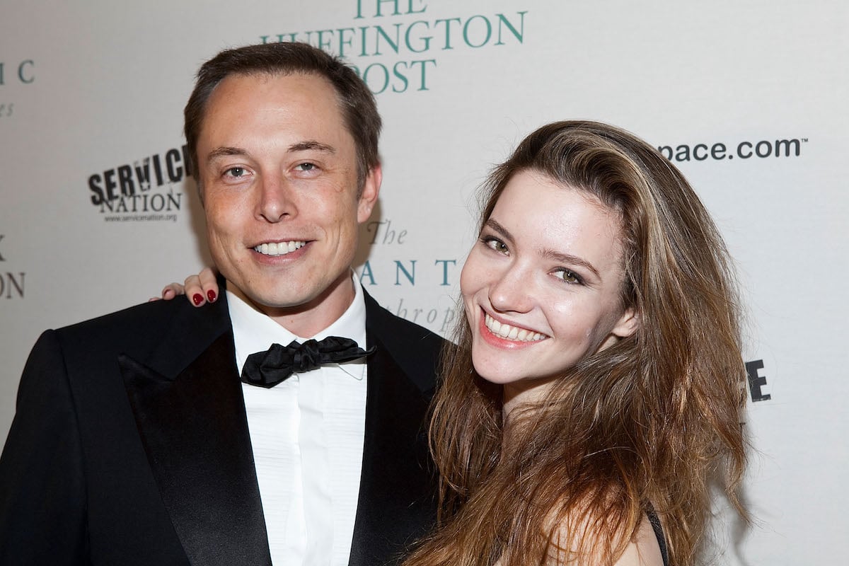 Elon Musk and Talulah Riley attend The Huffington Post pre-inaugural ball at the Newseum on D.C. in January 2009