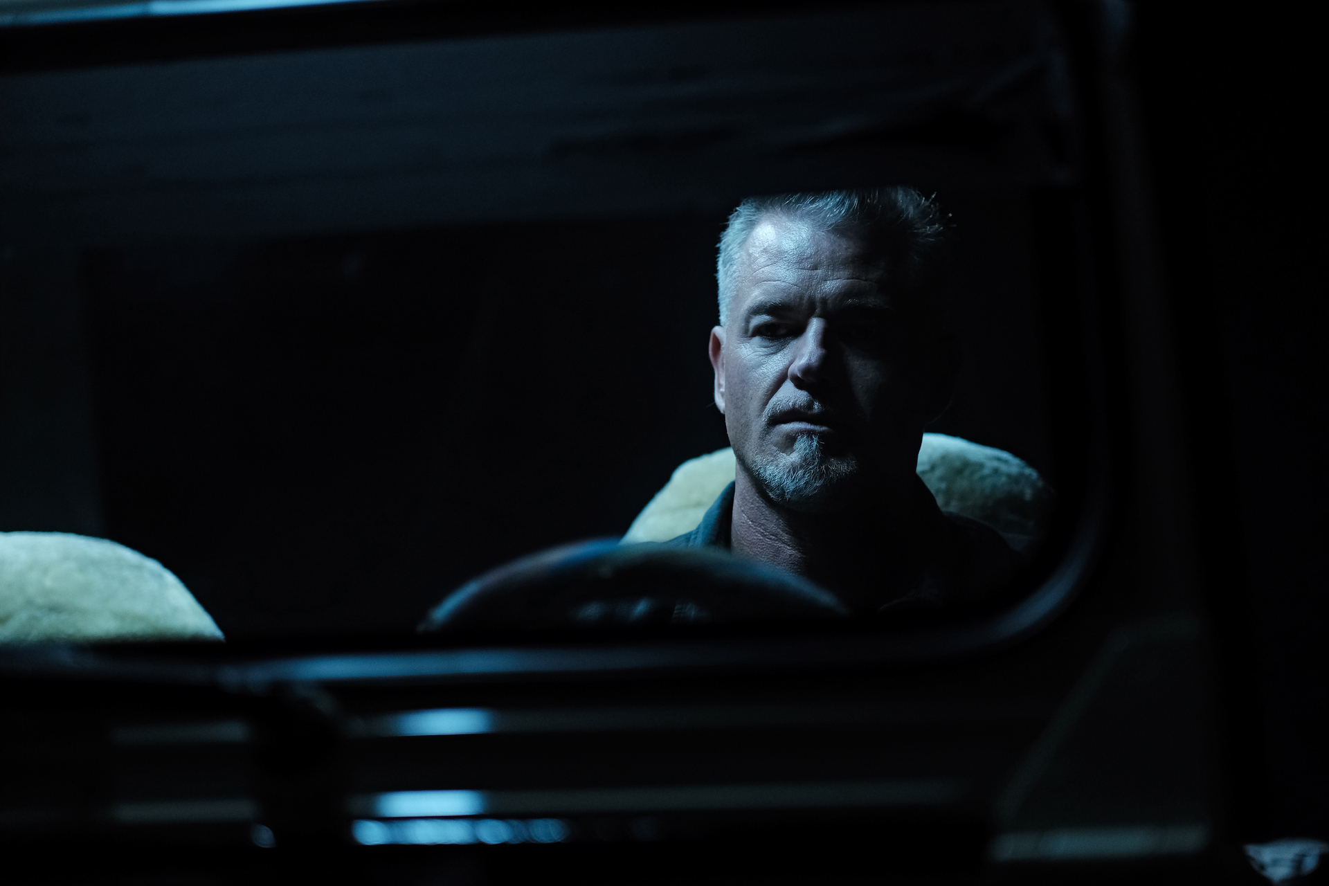 Cal Jacobs (Eric Dane) sits in his Jeep in 'Euphoria' Season 2, Episode 4