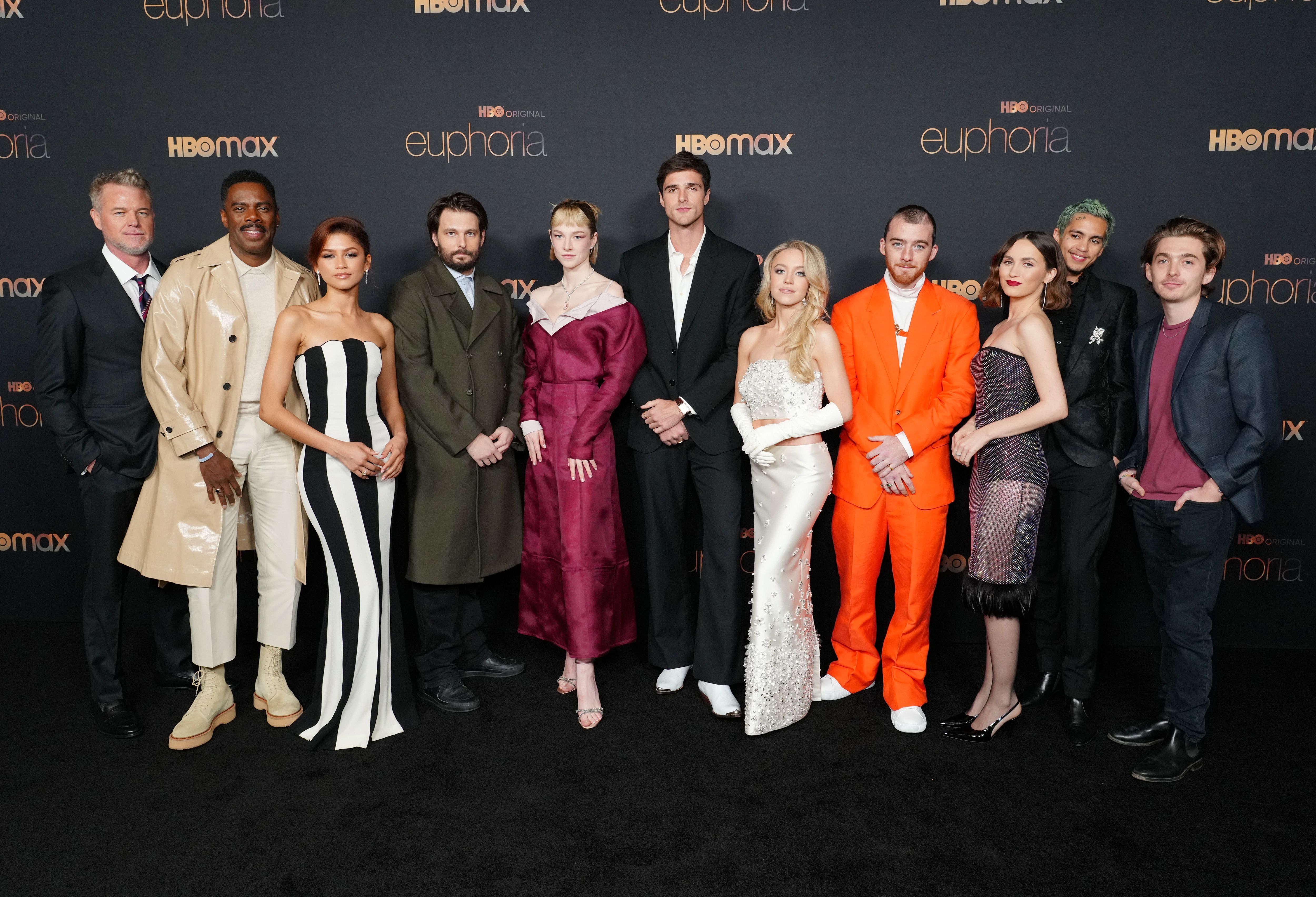 The cast of Euphoriaattend HBO's "Euphoria" Season 2 Photo Call. How much older is the Euphoria cast than the characters they portray?