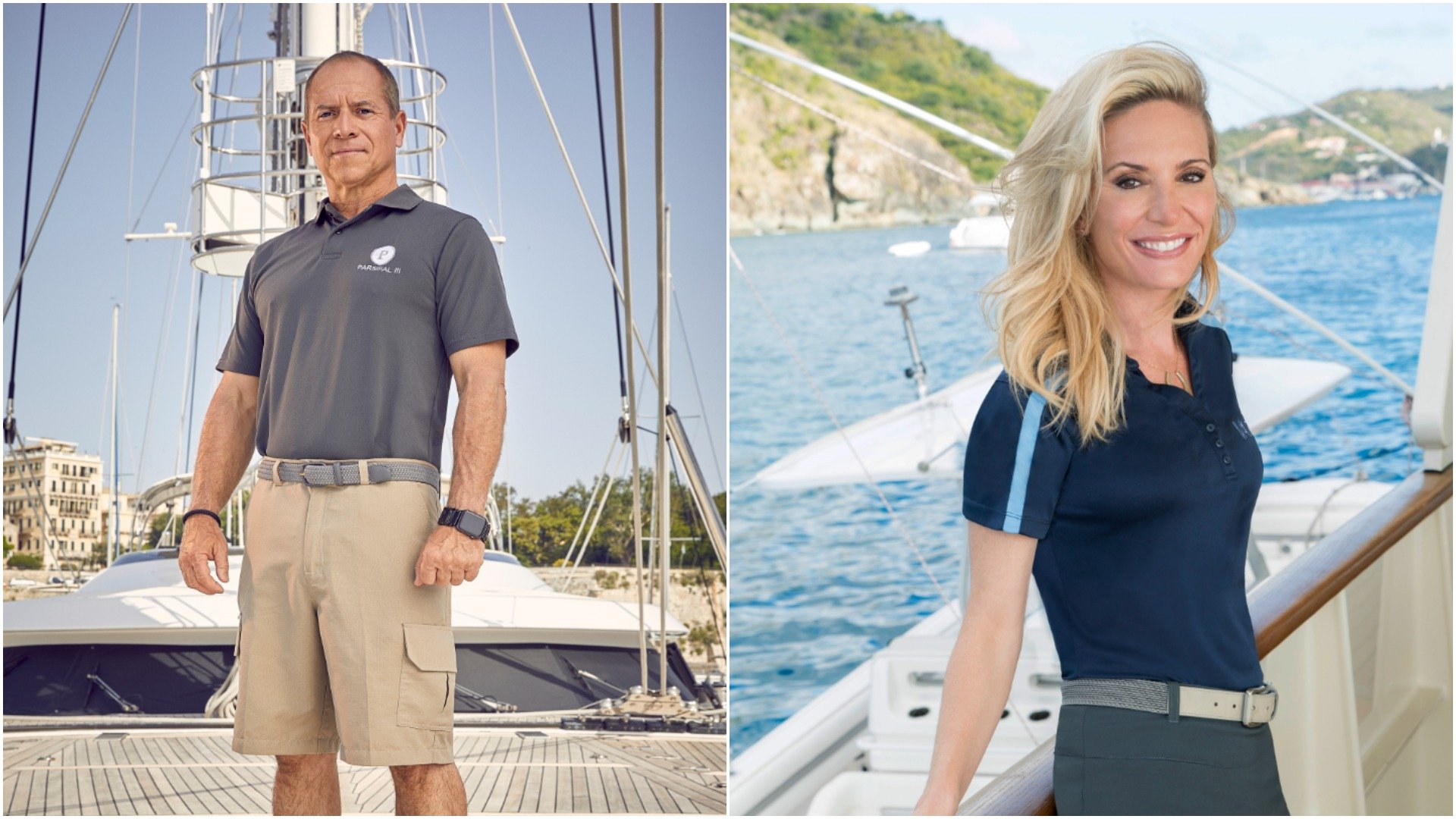 Captain Glenn Shephard from 'Below Deck Sailing Yacht' and Kate Chastain from 'Below Deck' cast photos 