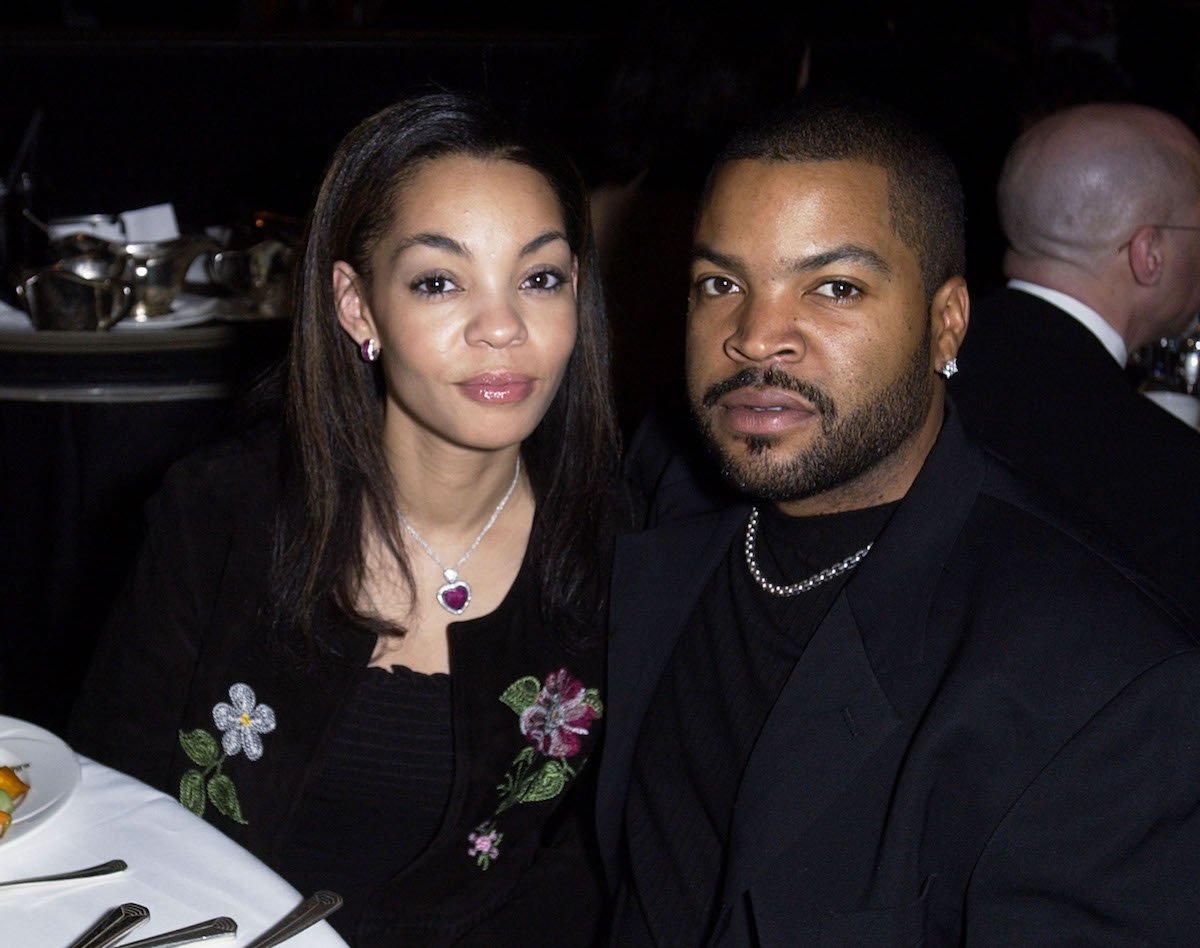 Ice Cube and wife Kimberly Woodruff-Jackson in 2002; Ice Cube family