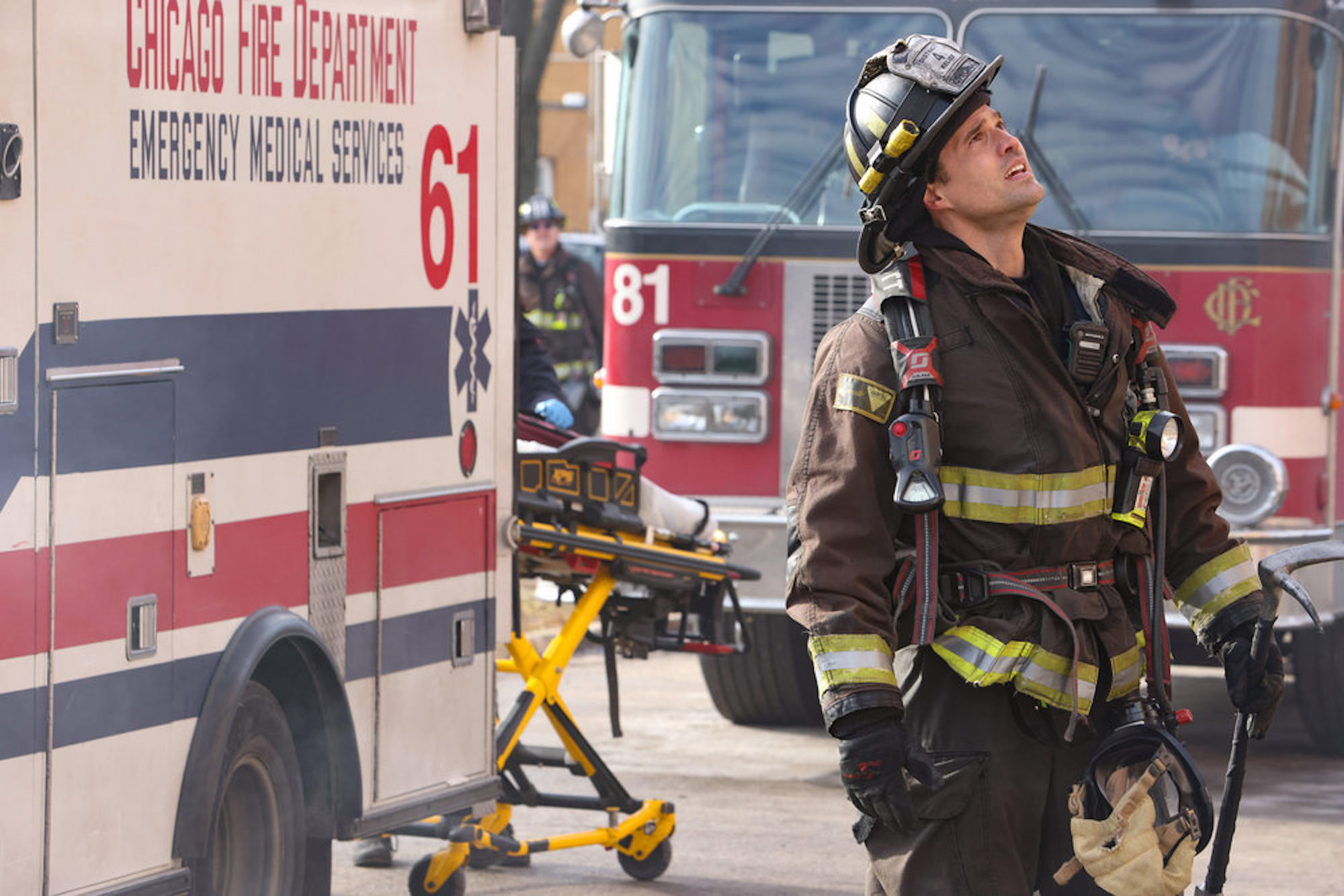 Brett Dalton as Jason Pelham in 'Chicago Fire' Season 10 Episode 13