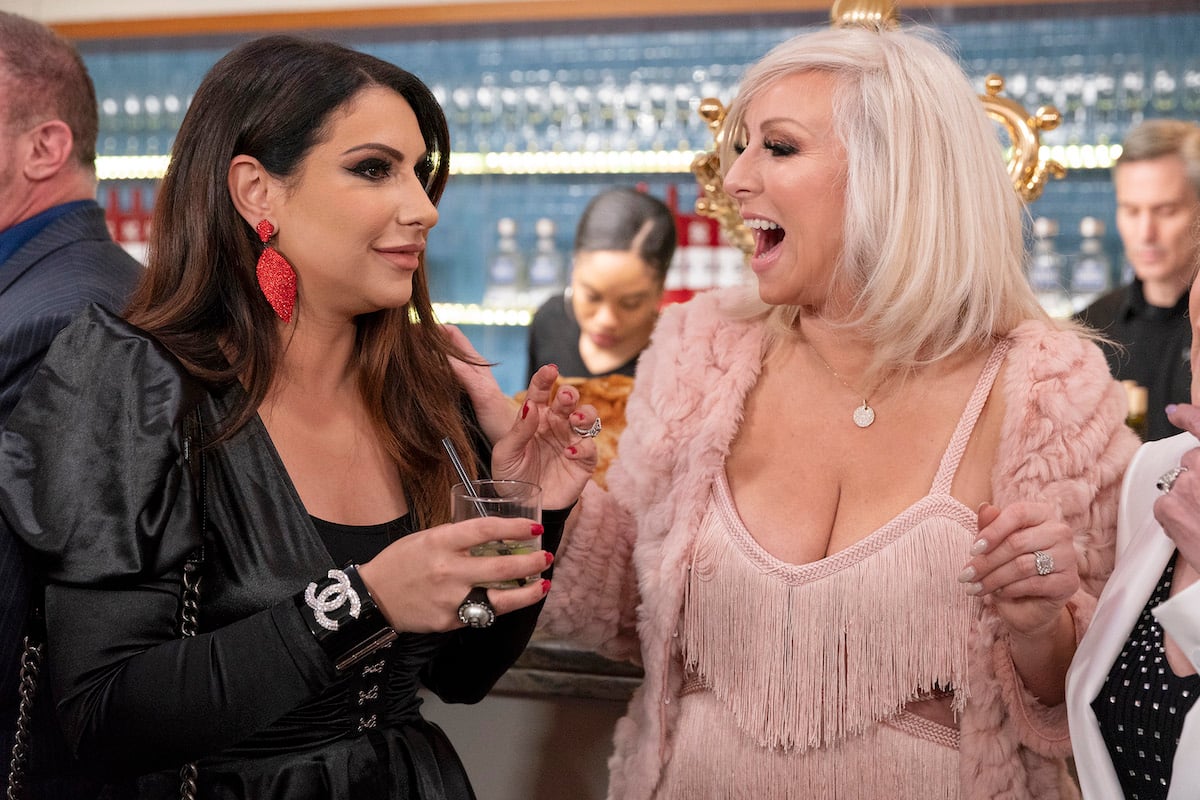 Jennifer Aydin and Margaret Josephs filming 'RHONJ'