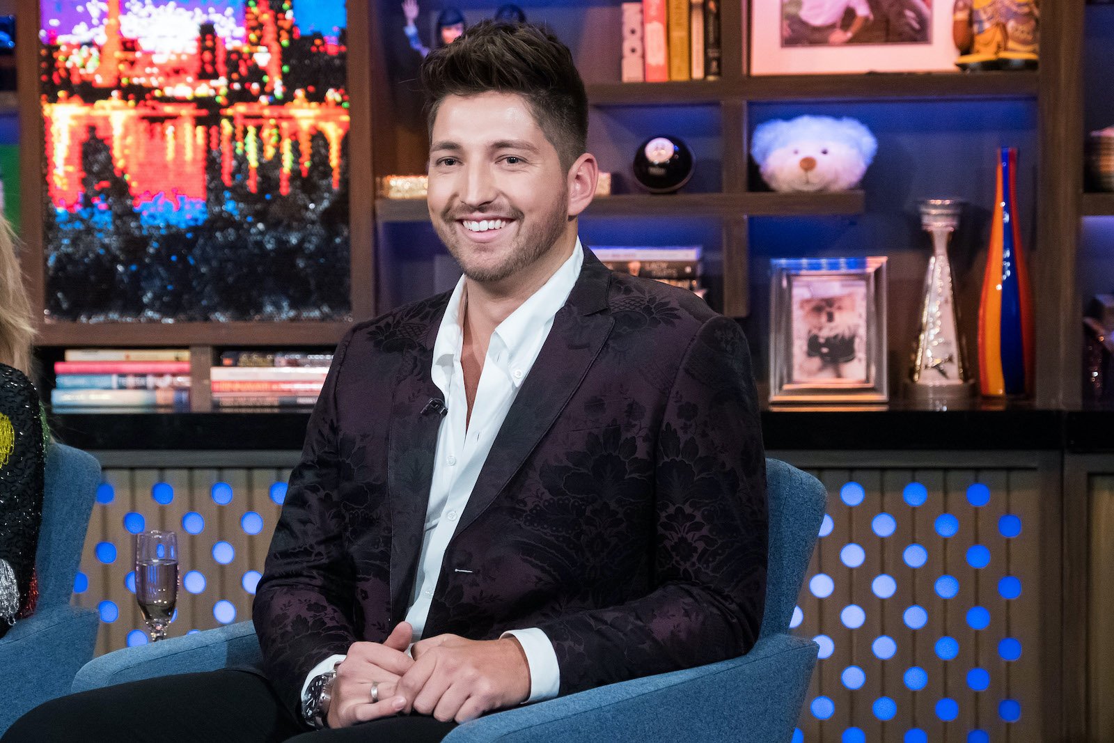Josiah Carter from 'Below Deck' joined Andy Cohen in the 'WWHL' clubhouse 