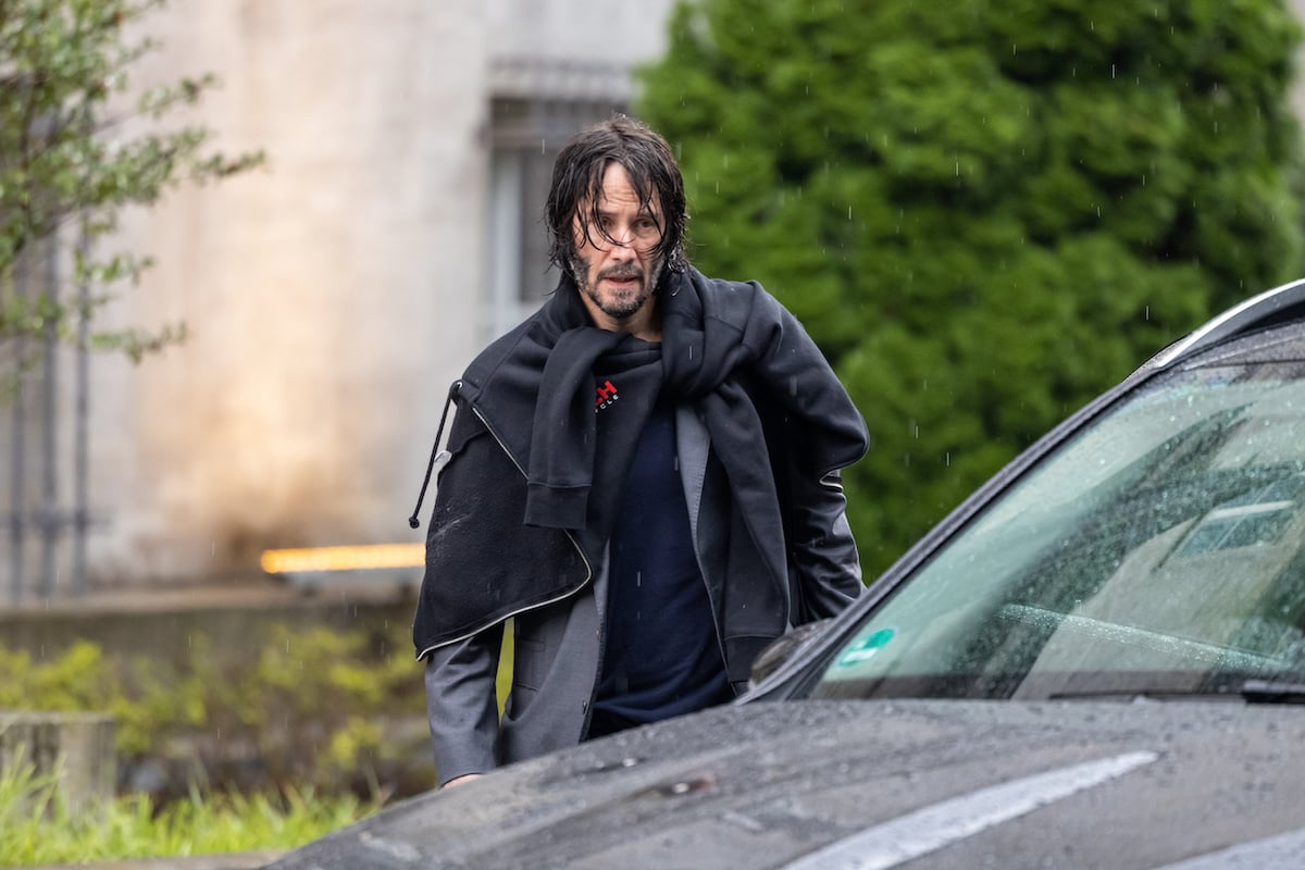Keanu Reeves in Berlin, Germany. Pictures of Keanu Reeves house are hard to come by.