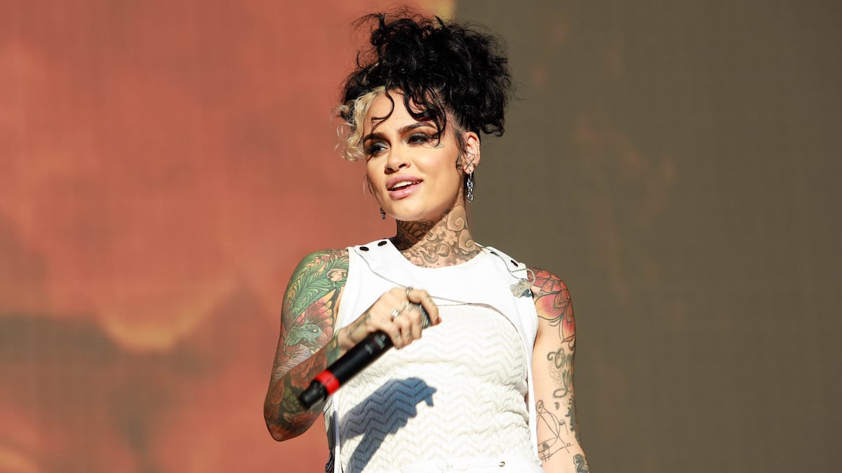 Singer Kehlani performs during the Governors Ball 2021