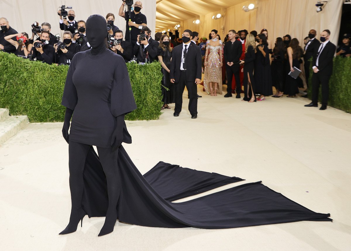 kim kardashian black dress 2022