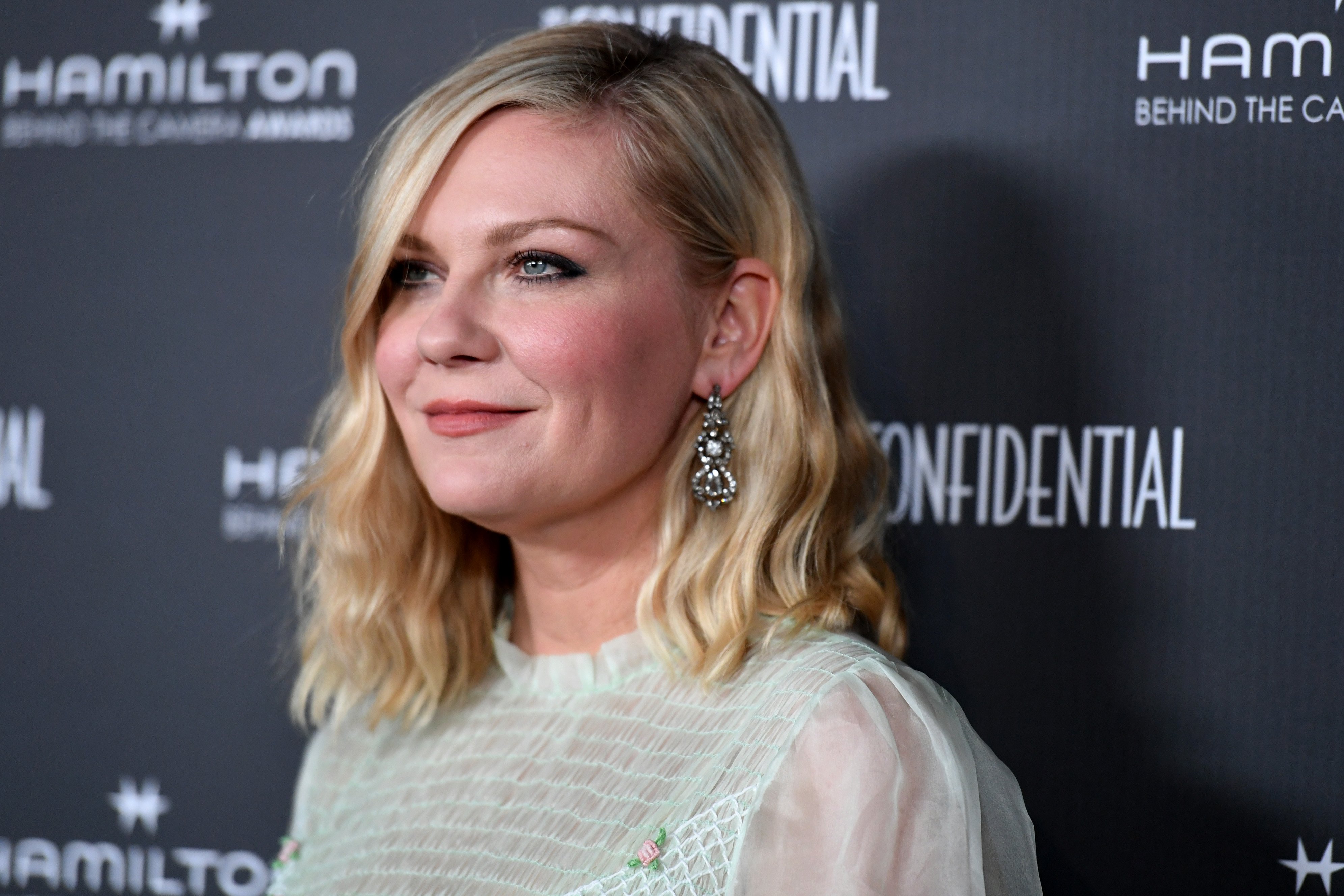 Kirsten Dunst arrives at the Hamilton Behind The Camera Awards for The Power of the Dog.