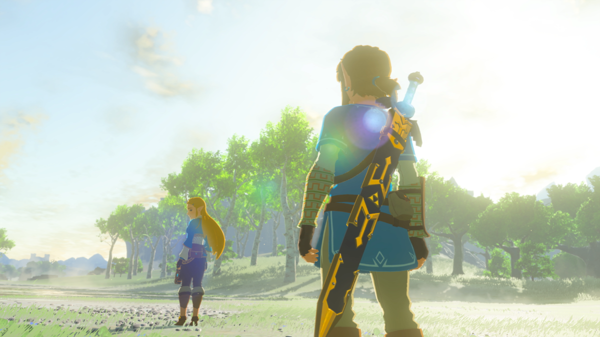 Princess Zelda, who loves Link, in 'The Legend of Zelda: Breath of the Wild'