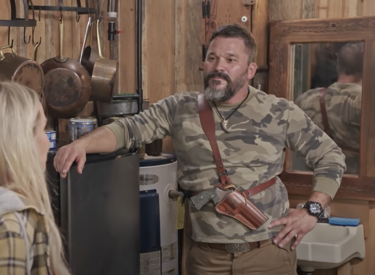 Charlie speaks with Jen while filming Discovery+ reality show 'Love Off the Grid'