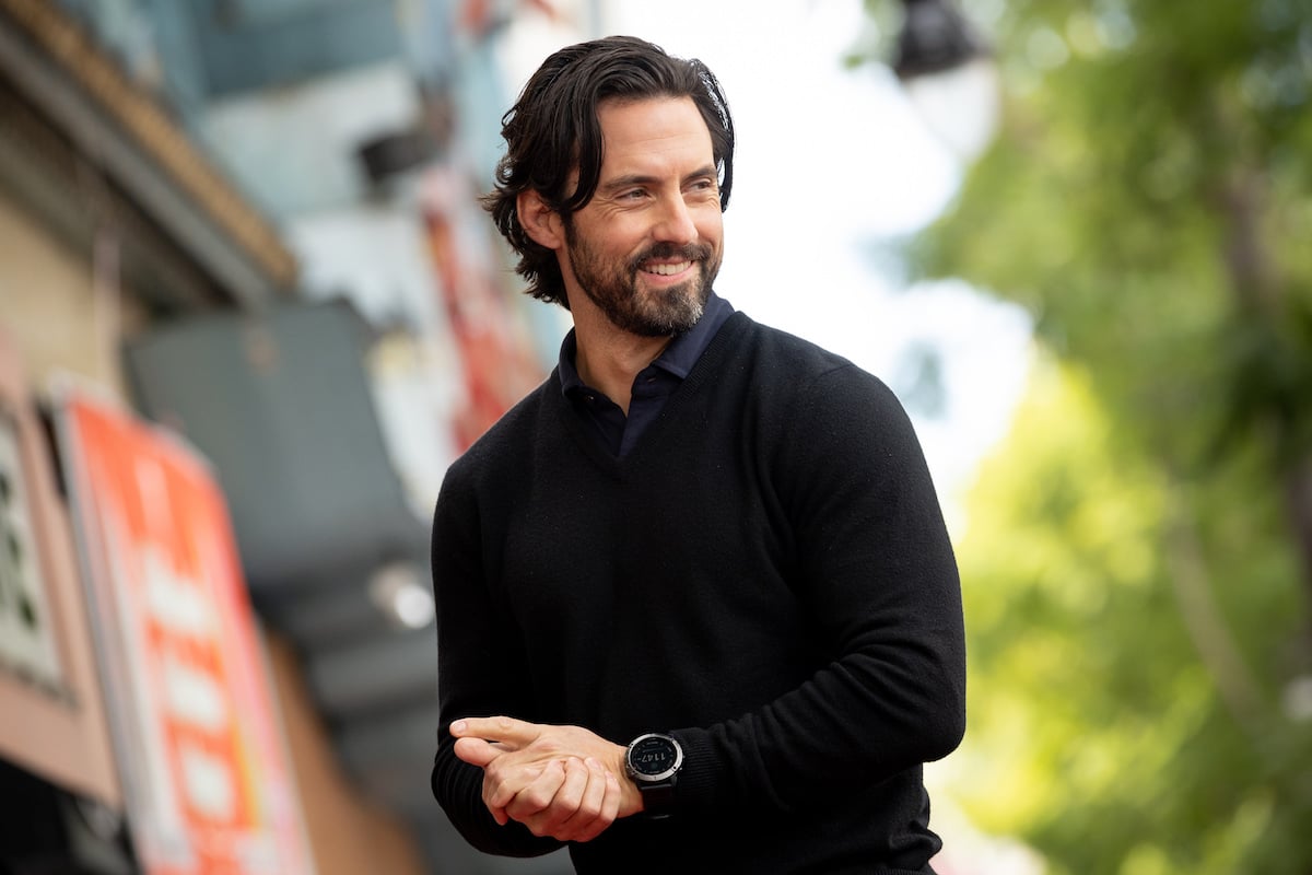 Milo Ventimiglia smiles as he's honored with a Star On The Hollywood Walk Of Fame