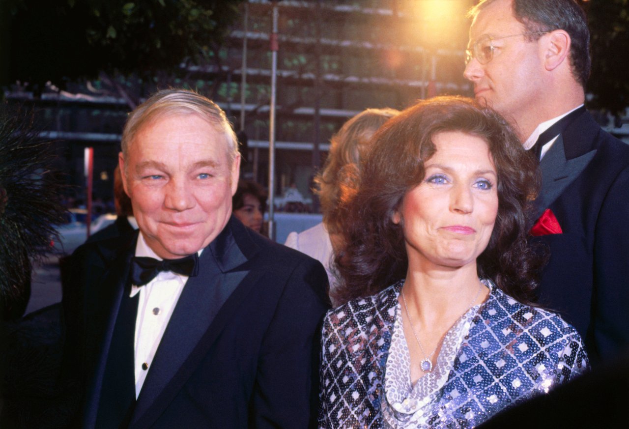 Country singer Loretta Lynn attends Academy Awards with her husband., Oliver, in 1981