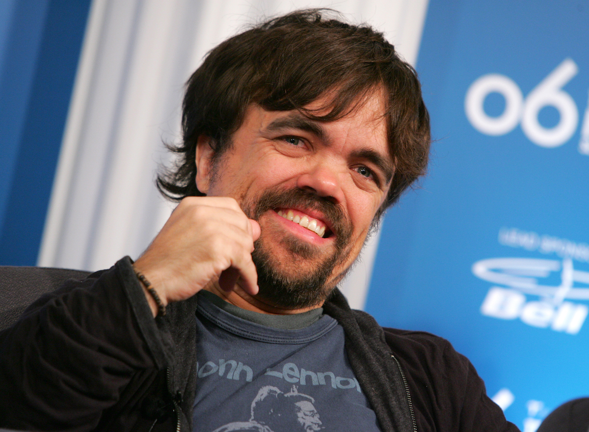Actor Peter Dinklage smiles at the audience at the 31st Annual Toronto International Film Festival in 2006