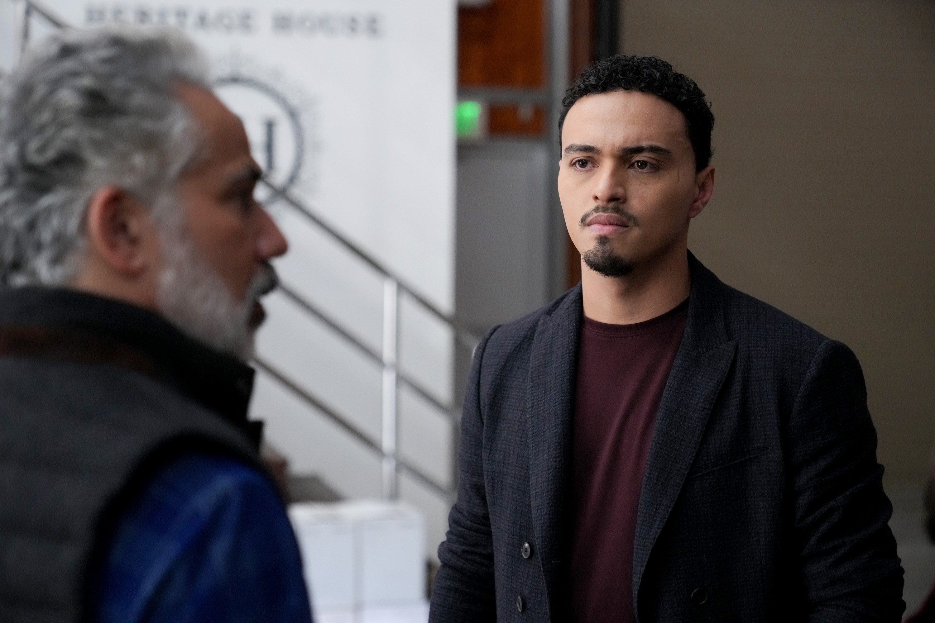 'Promised Land' Episode 3 cast member Tonatiuh portrays Antonio, who looks at his on-screen father, Joe Sandoval (John Ortiz)