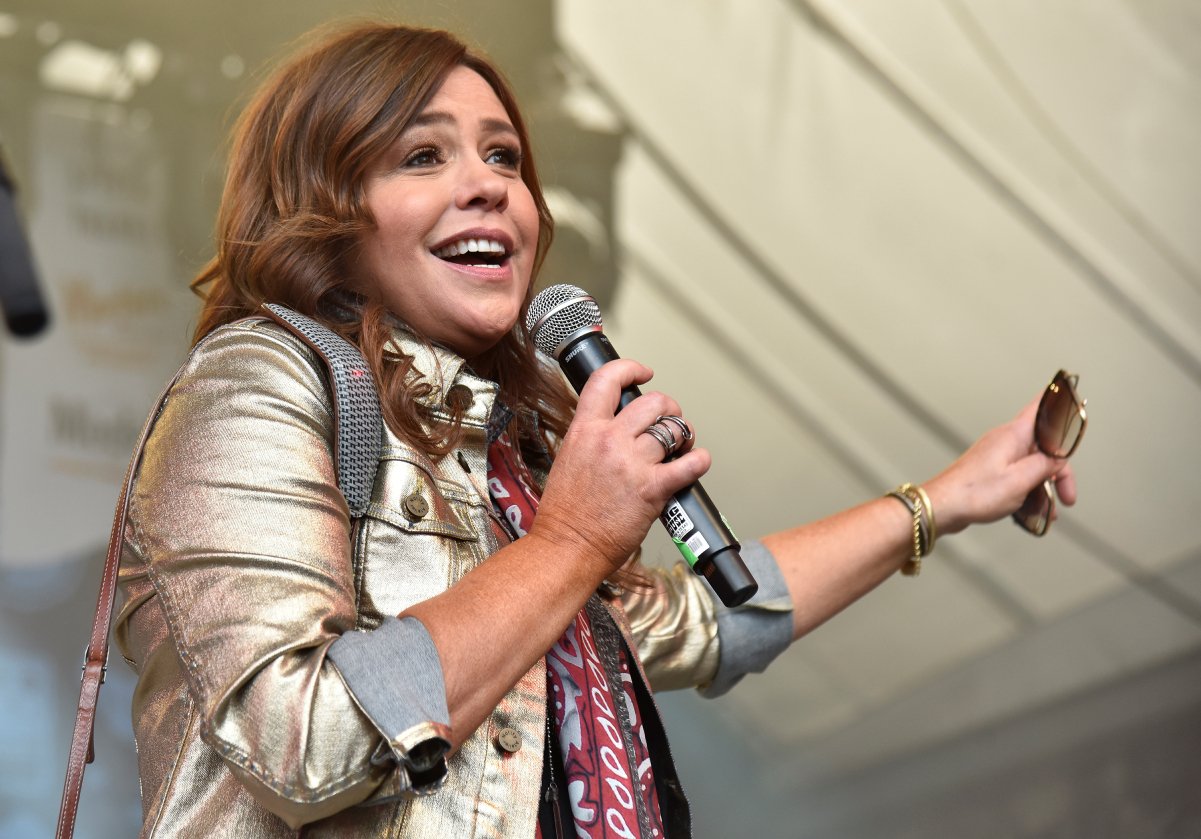 Celebrity chef Rachael Ray speaks into a microphone at the 2019 SXSW Conference.