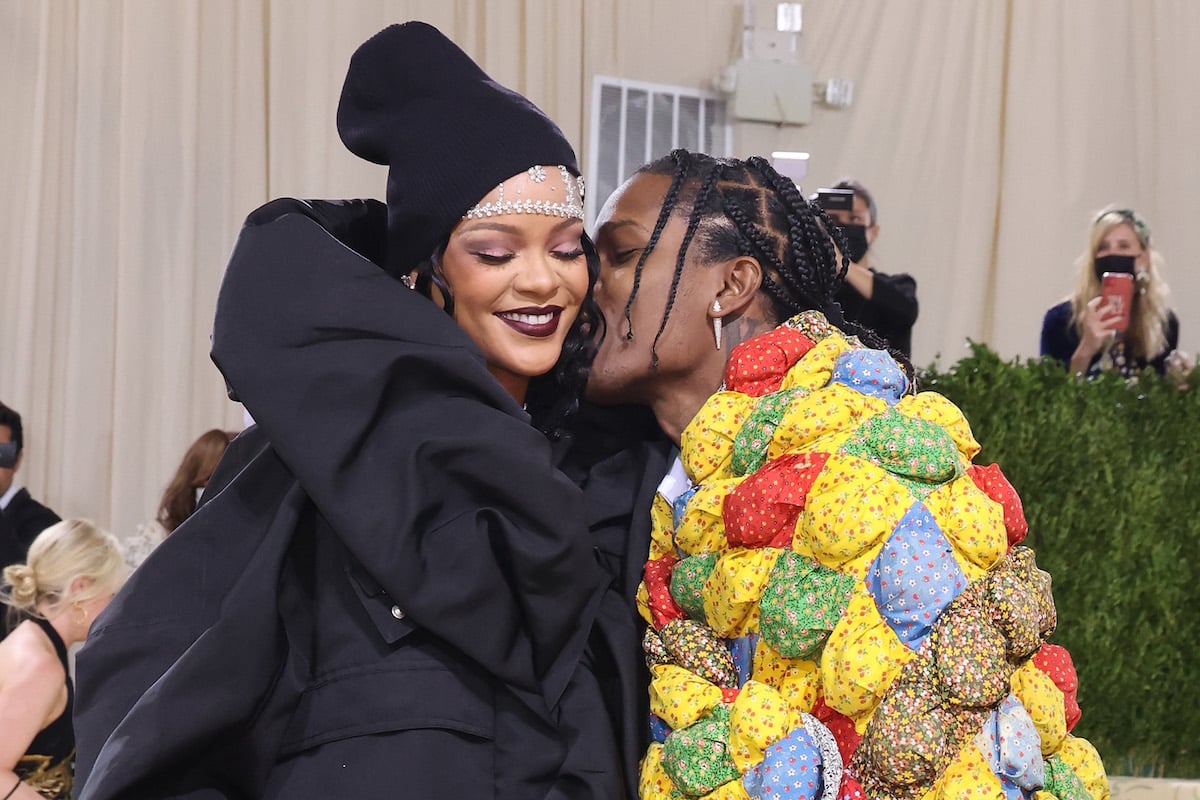 Rihanna and A$AP Rocky at the 2021 Met Gala.