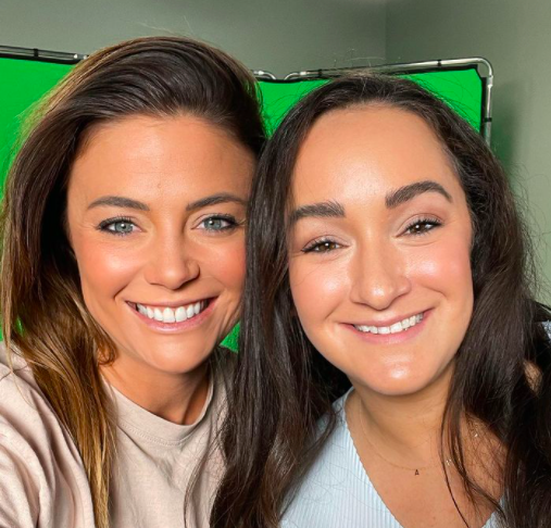 Malia White and Amanda Logan podcast hosts 