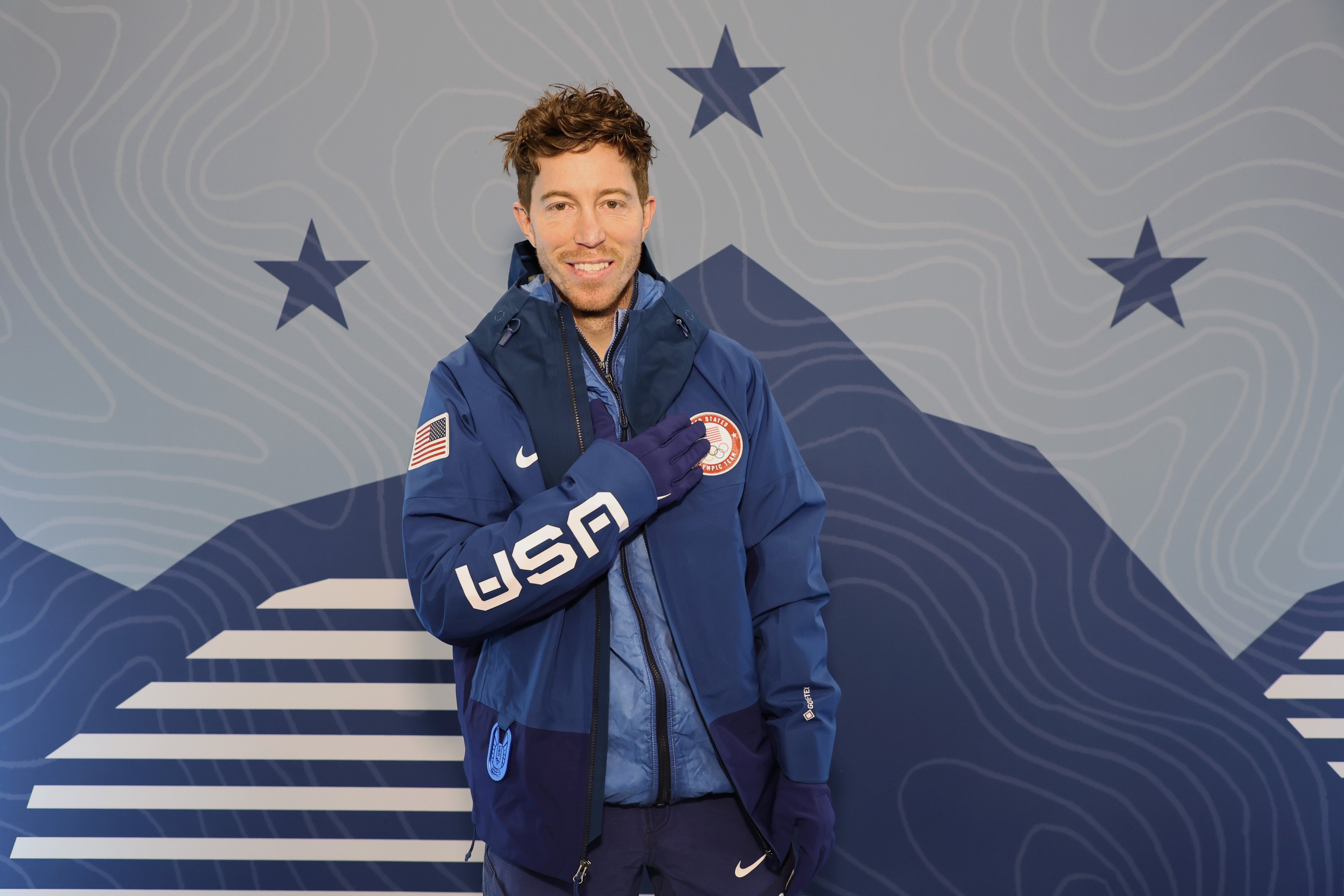 Shaun White gets fitted in Nike ahead of Beijing 2022