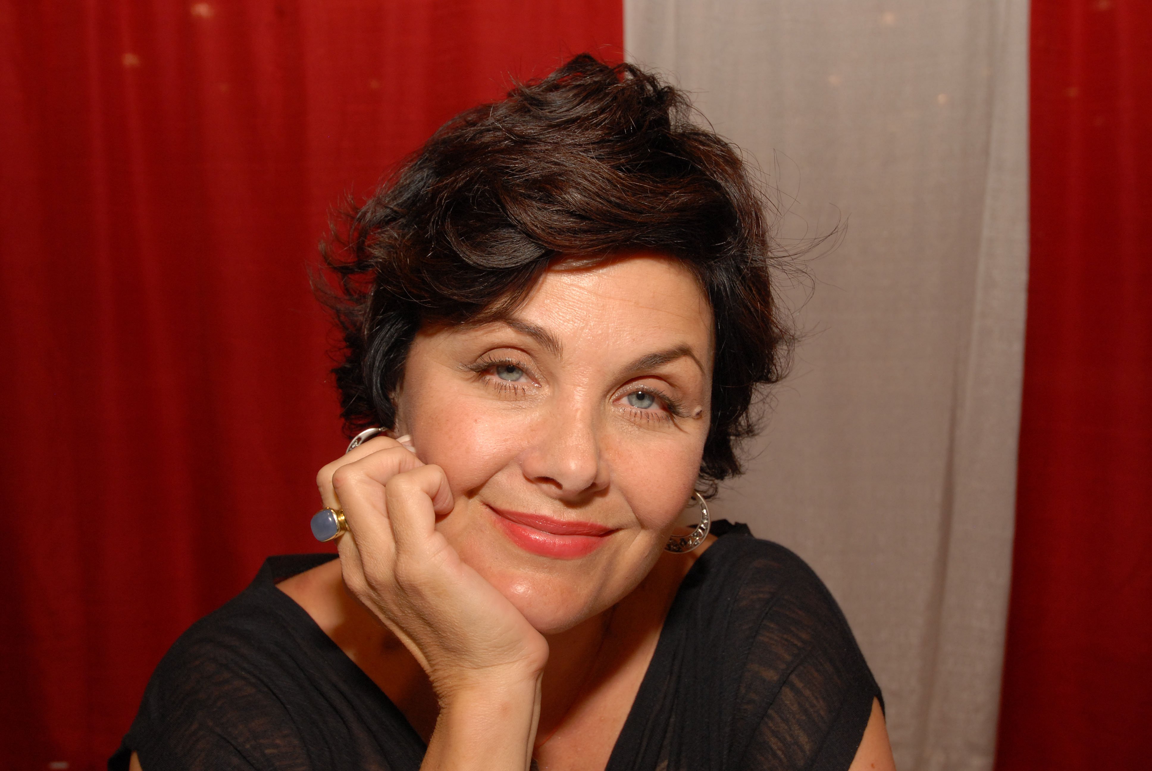 Sherilyn Fenn appears at day 1 of Motor City Comic Con 2012. Fenn portrayed Anna Nardini during season 6 and 7 of 'Gilmore Girls'