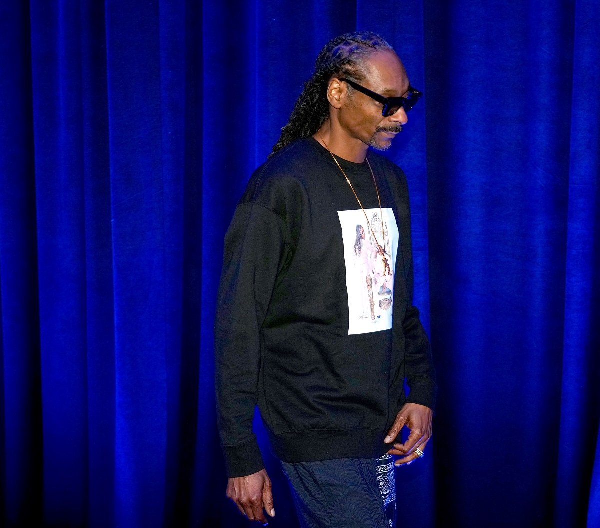 Snoop Dogg attending the Pepsi Super Bowl LVI Halftime Show Press Conference