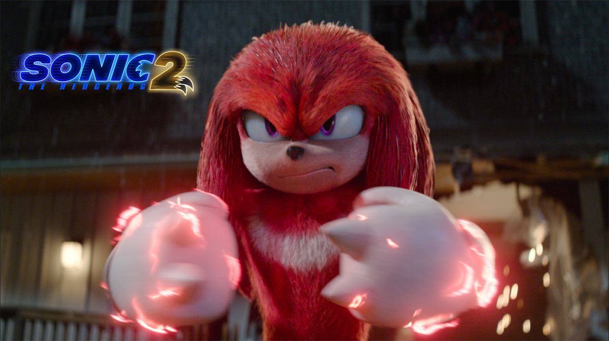 Knuckles voiced by Idris Elba from 'Sonic the Hedgehog 2' in the Paramount+ announcement for 'Sonic the Hedgehog 3'
