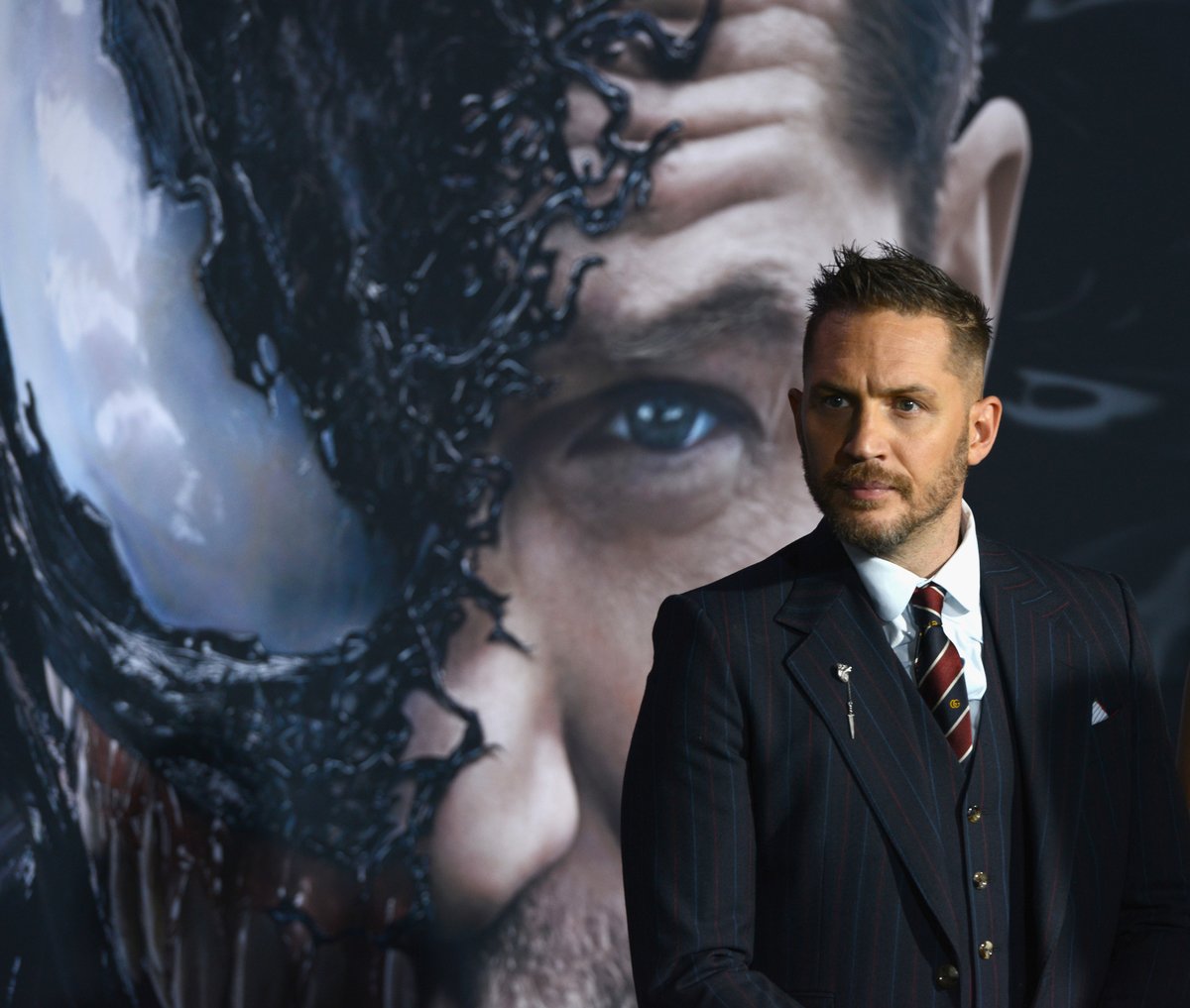 'Spider-Man: No Way Home' actor Tom Hardy at 'Venom' (2018) premiere