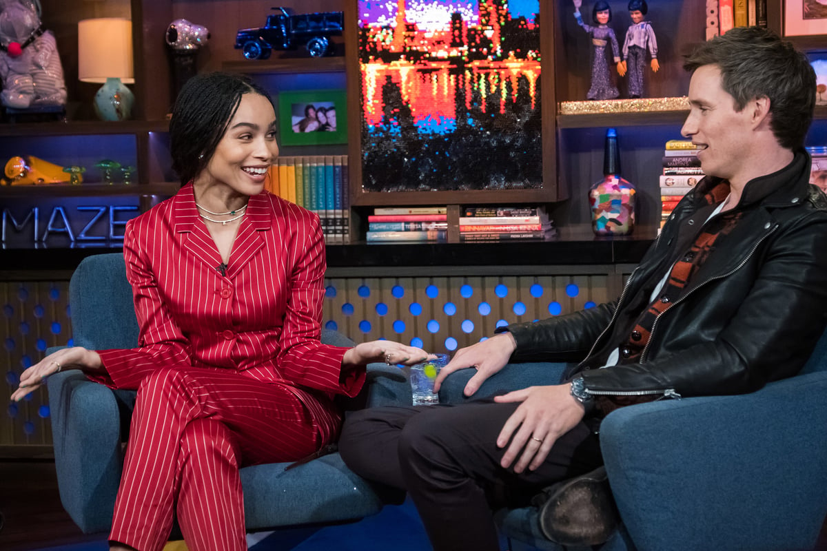 'The Batman' star Zoe Kravitz and Eddie Redmayne on 'WATCH WHAT HAPPENS LIVE WITH ANDY COHEN'