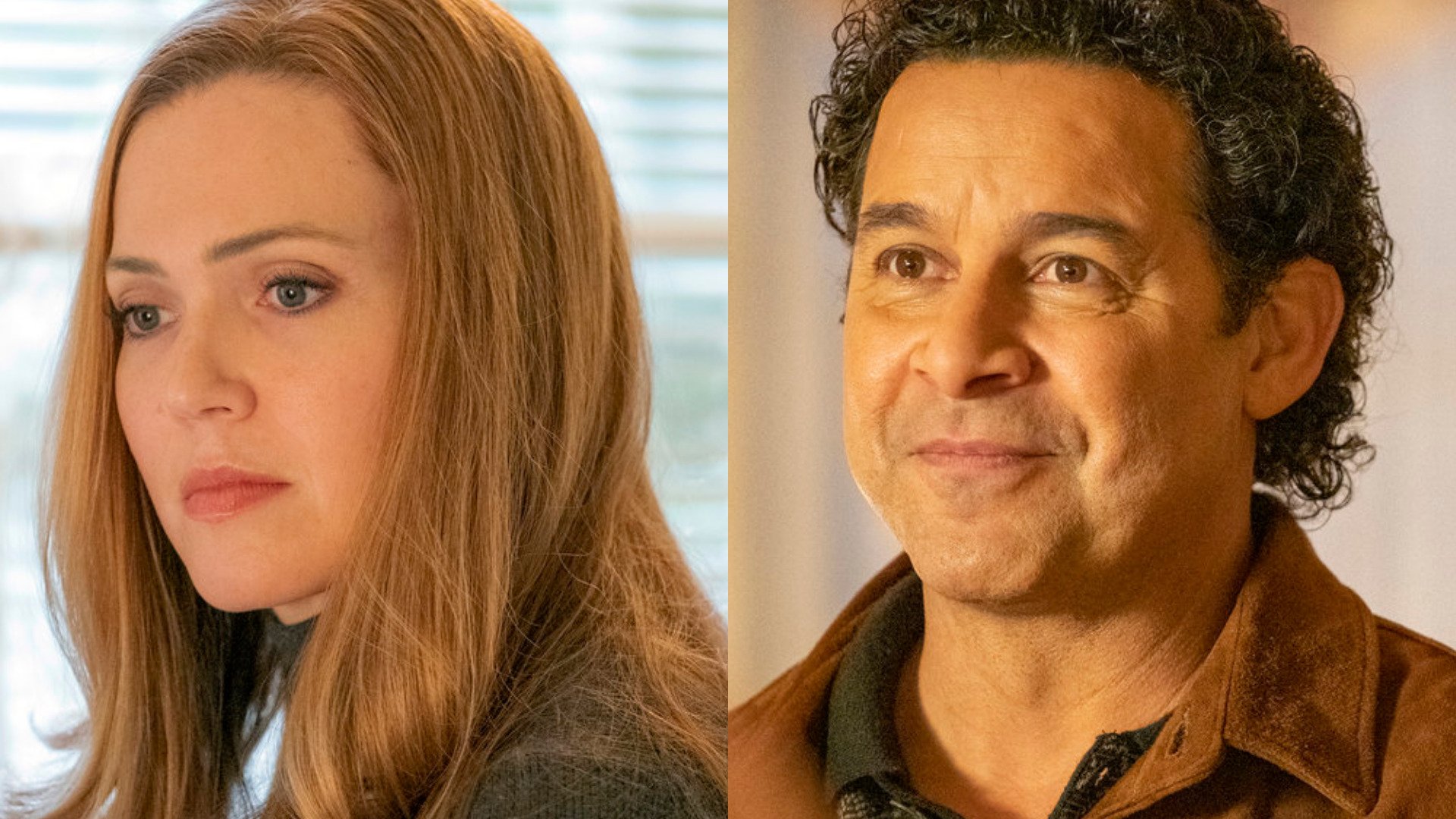 Headshots of Mandy Moore as Rebecca and Jon Huertas as Miguel in ‘This Is Us’ 6x06
