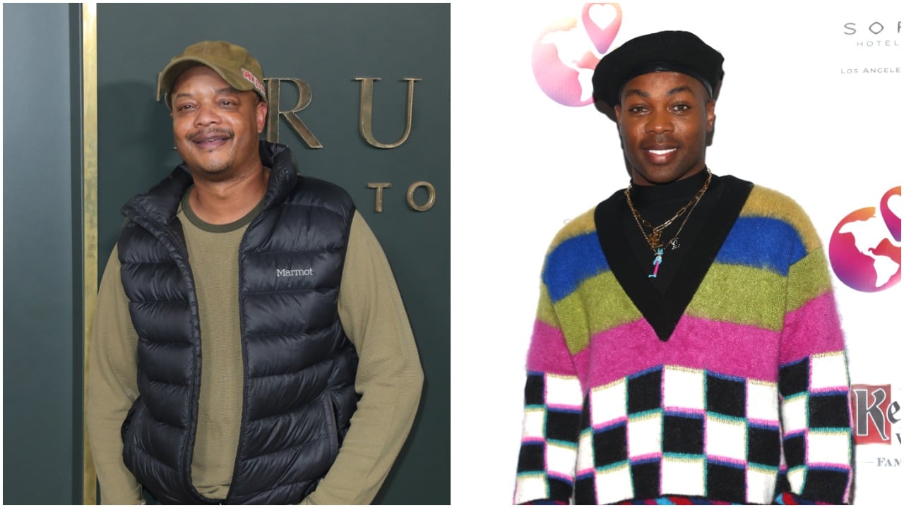 Todd Bridges and Todrick Hall smiling at separate premieres