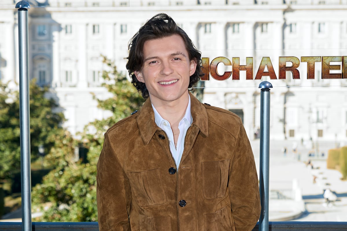 Tom Holland smiling