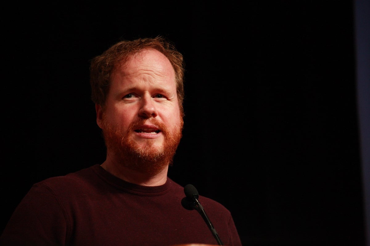 Joss Whedon looks ahead during a 'Dollhouse' panel in 2009.