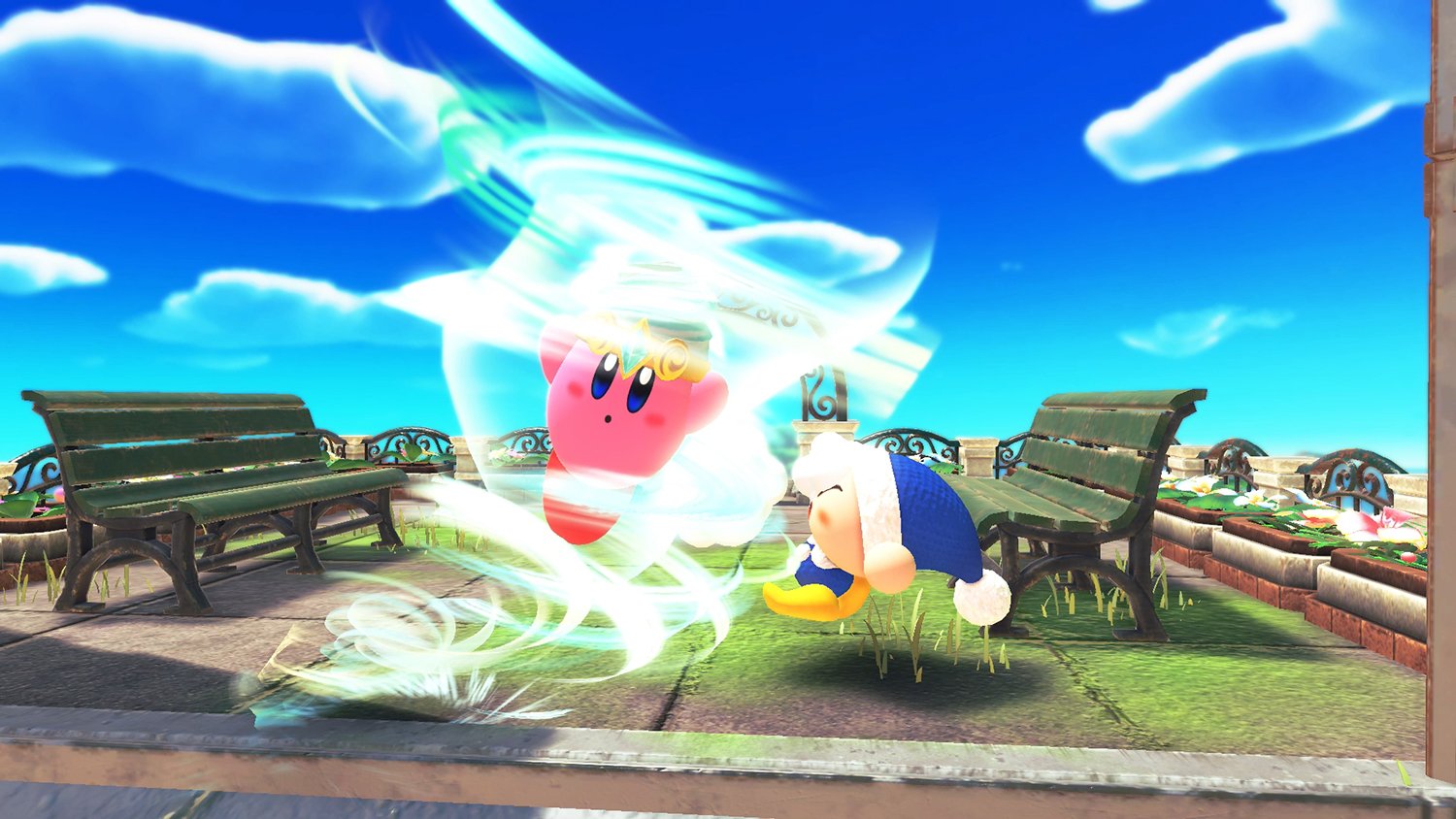 An image from the new Kirby and the Forgotten Land Trailer, which showcased a new Mouthful Mode