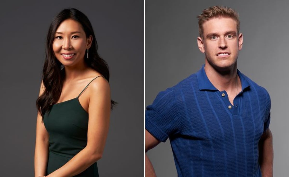 Cast photos for 'Love Is Blind' couple Natalie Lee and Shayne Jansen.