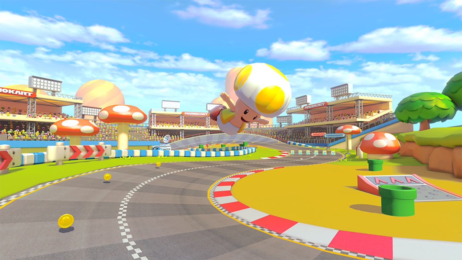 A remastered race course in the Mario Kart 8 Deluxe paid DLC